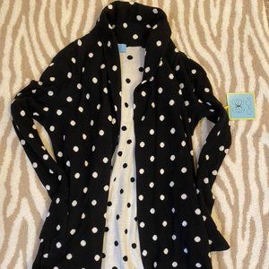 Cece Polka-Dot Cardigan